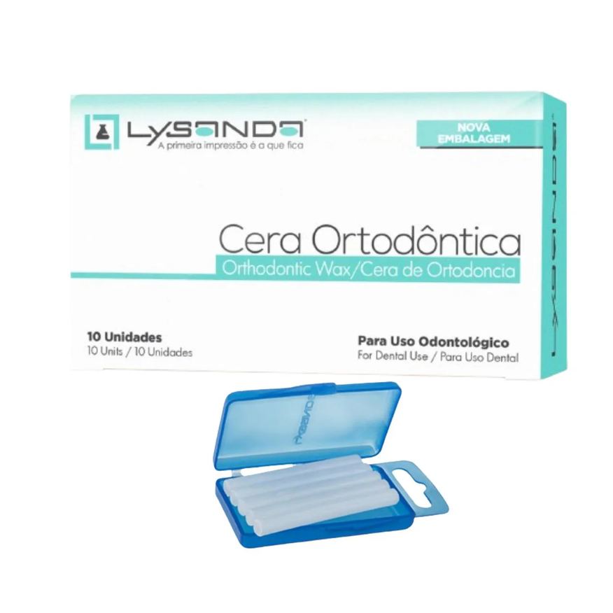 Ortodôntica Cera para Aparelho Proteção Labios 50 Bastões