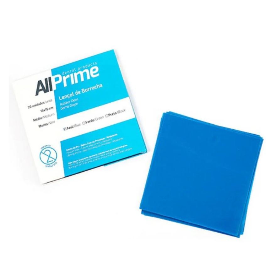 de Lençol Borracha Azul - Allprime 15x15