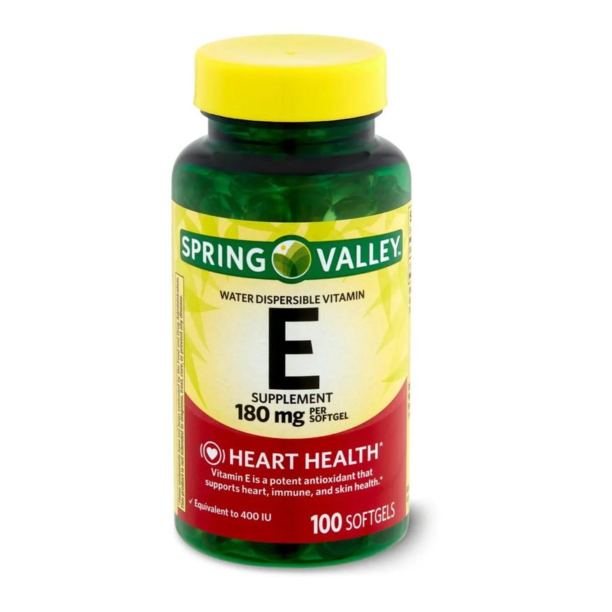 Spring Valley Vitamina e 180mg 400 Iu com 100 Softgel