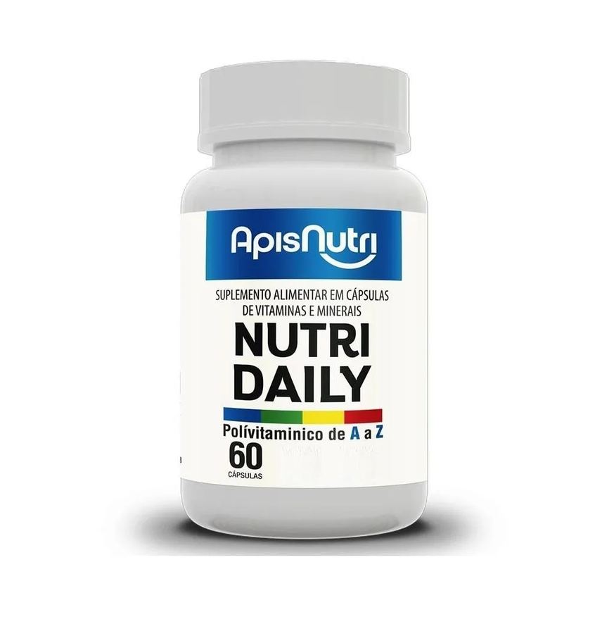 Apisnutri Nutri Daily Polivitamínico A-z - 610mg (60 Cápsulas)