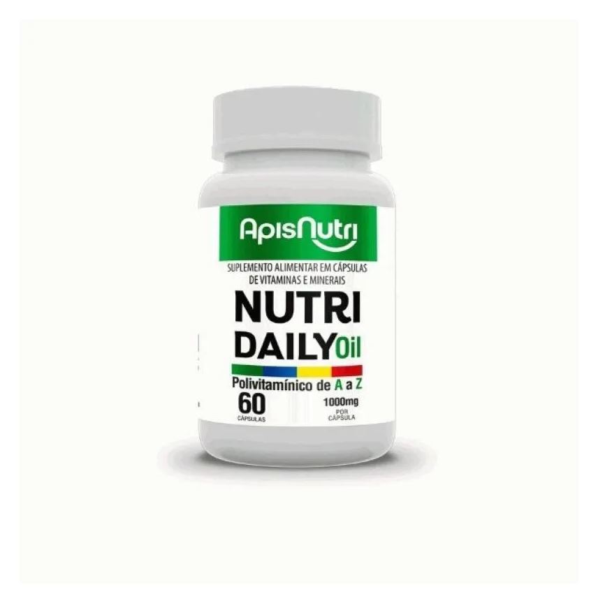 Apisnutri Polivitamínico Concentrado Nutri Daily - 1000mg (60 Cápsulas)