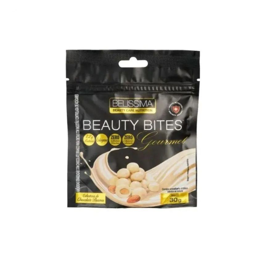 Belissima Beauty Care Nutrition Beauty Bites Gourmet (30g) - Sabor: Chocolate Branco