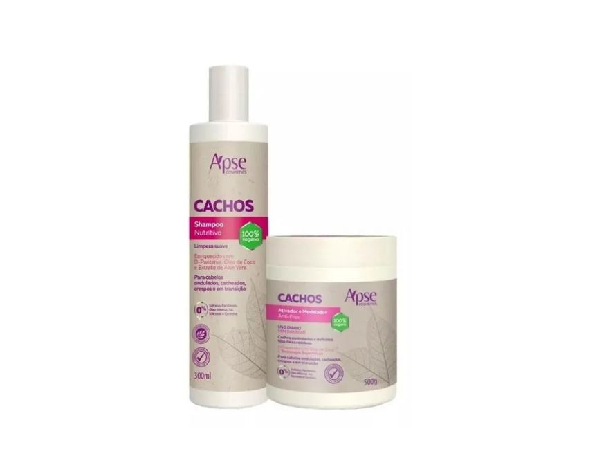 Apice Kit Shampoo 300ml e Ativador 500g Cachos - Apse