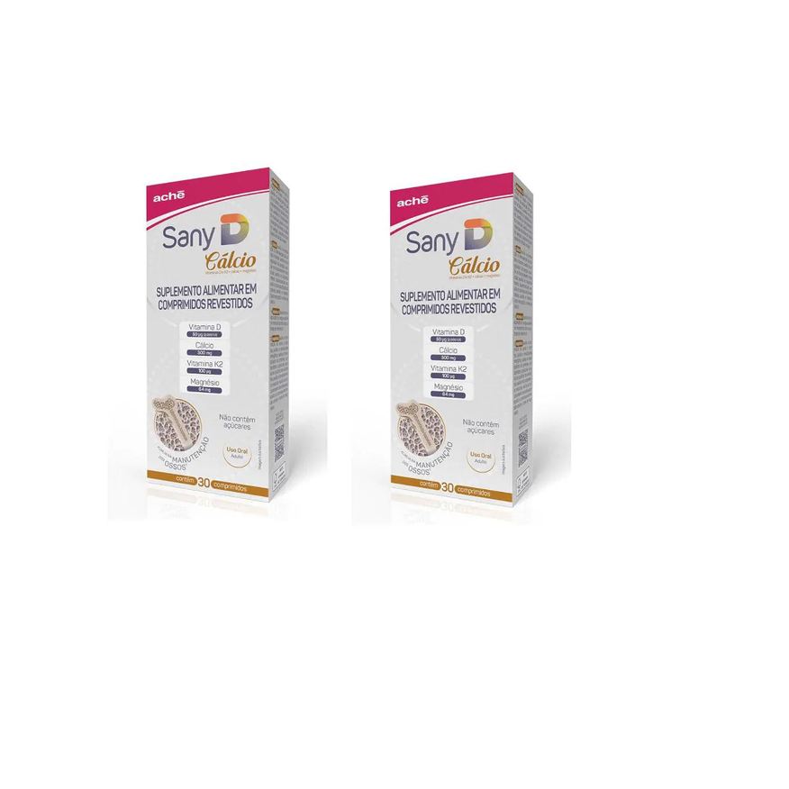 Aché Kit 02 Suplemento Alimentar Sany D Cálcio 30 Cpr – Ache