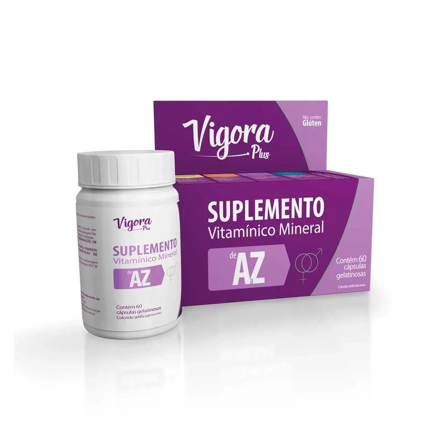 Prati Donaduzzi Suplemento Vigora Plus de A-z com 60 Cápsulas - Prati