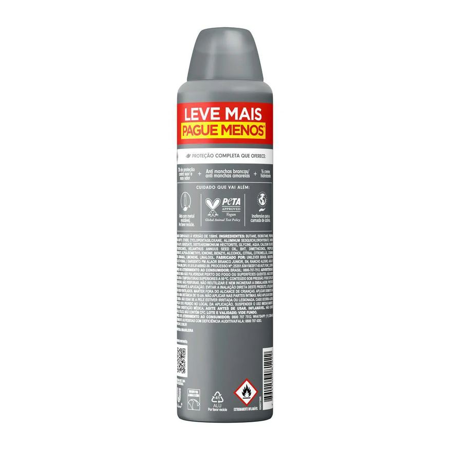 Dove Men Desodorante Antitranspirante Aerosol +Care Invisible Dry 48h 250ml