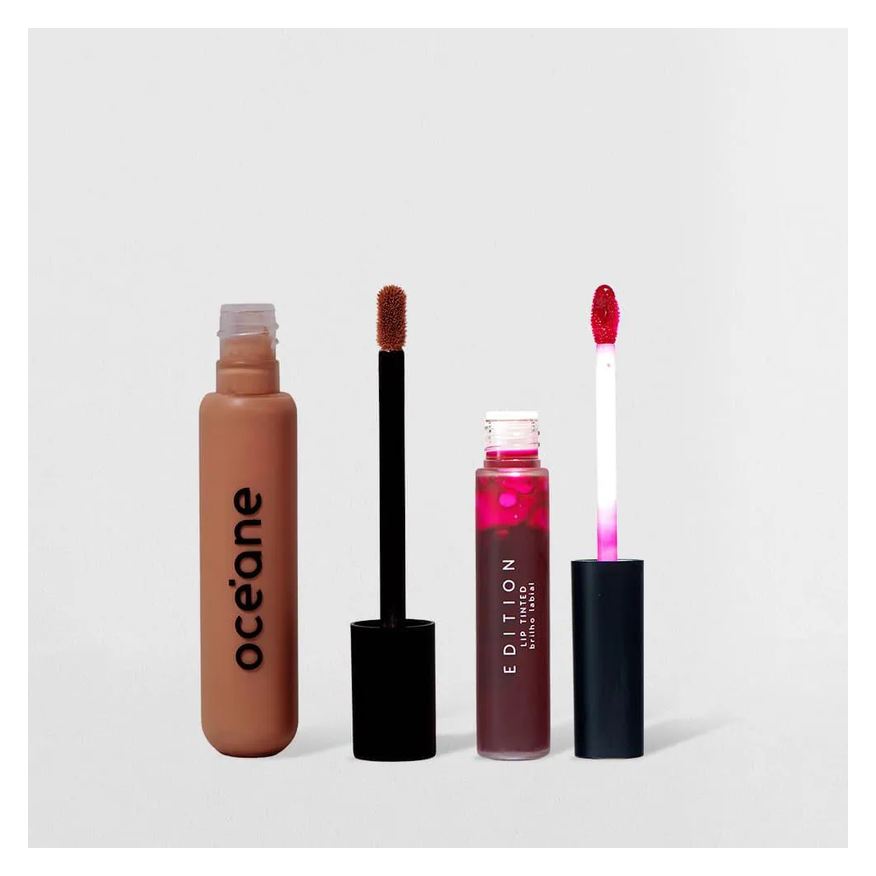 OCéANE KIT CORRETIVO LíQUIDO MEDIUM + LIP TINT EDITION (2 PRODUTOS)