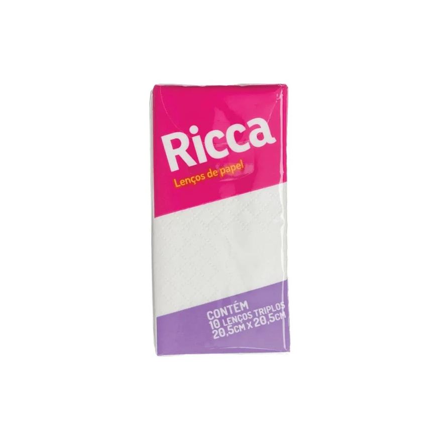 de Lenço Papel Ricca 10un