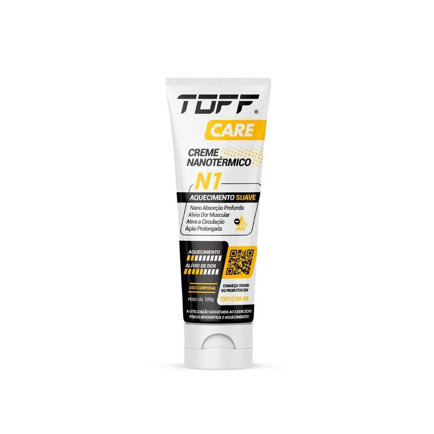 Toff Creme de Aquecimento Muscular | Nanotérmico N1 100g
