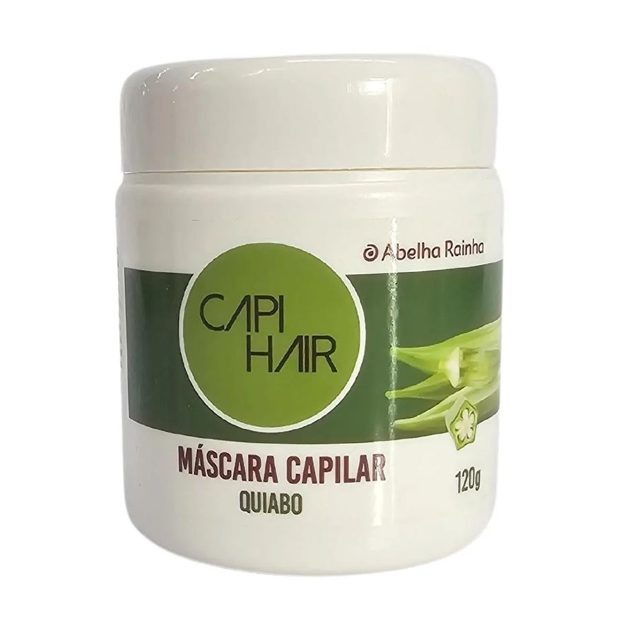 Abelha Rainha Máscara Capilar Quiabo Hidratação e Brilho Intenso Capi Hair 120g