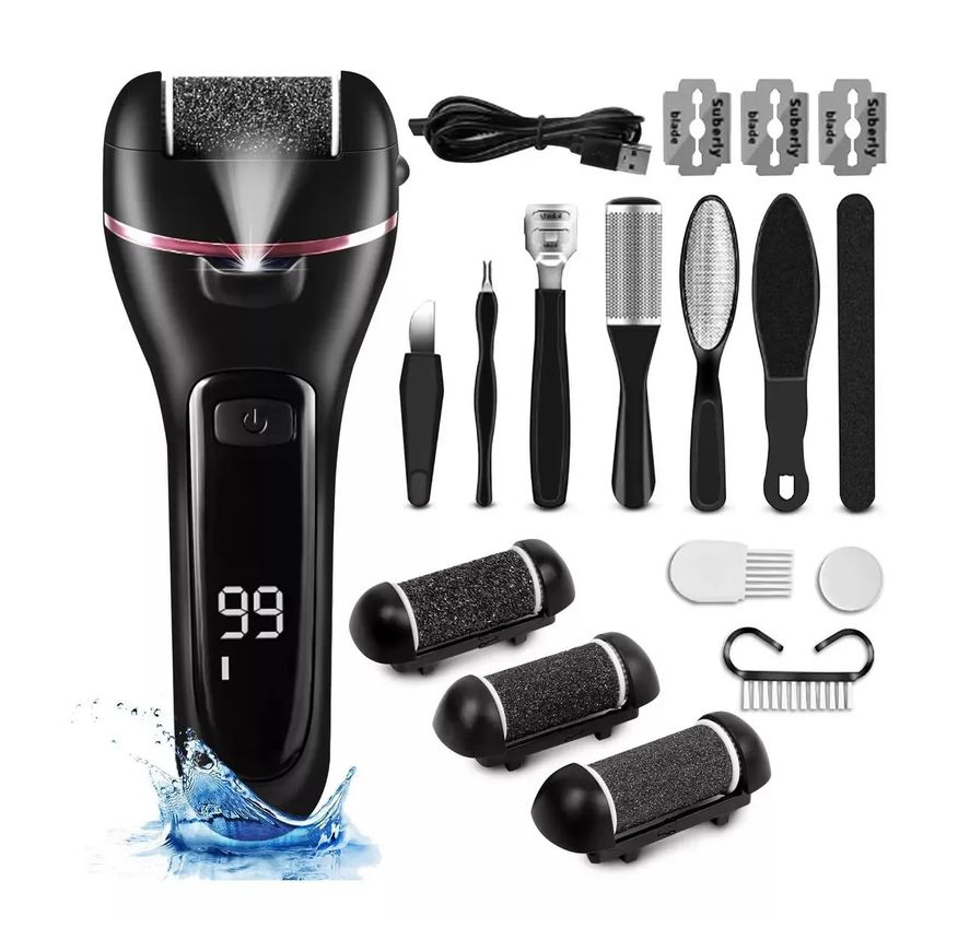 Lixador Esfoliador para Pés Elétrico Profissional Remover Calos E Rachaduras