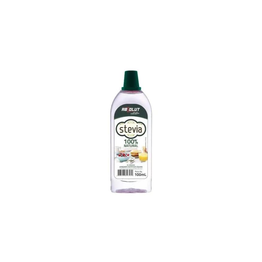 Absolut Nutrition Adoçante Stevia 100ml 100% Natural Zero Amargor Vegano