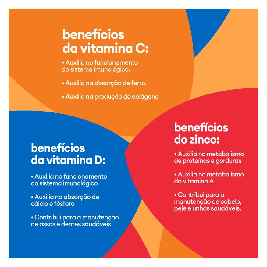 Vitamina C bwell Tripla Ação 30 Comprimidos Efervescentes