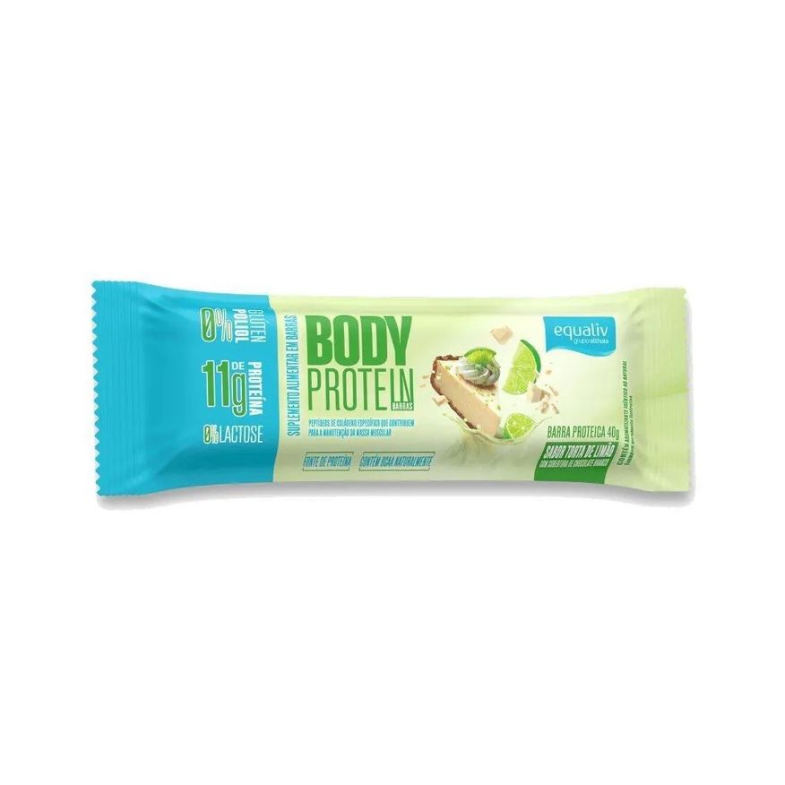 Equaliv Barra de Proteína Body Protein Torta de Limão 40g