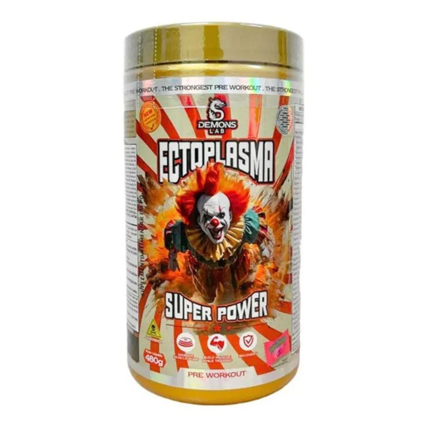 Demons Lab Pre Treino Ectoplasma Super Power 480g Tutti Fruit - Demons