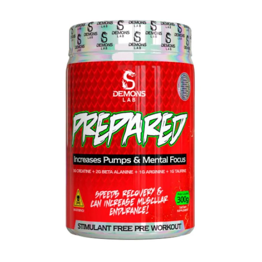 Demons Lab Pre Treino Prepared 300g Exotic Fruit