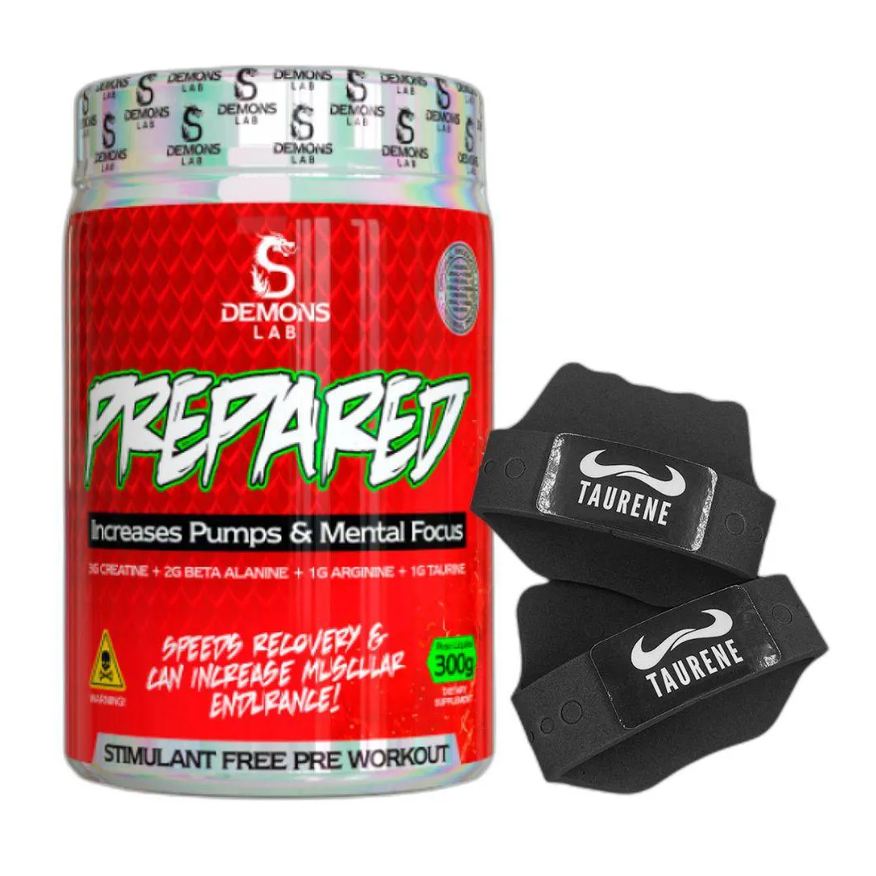 Demons Lab Pre Treino Prepared 300g Exotic Fruit Luva