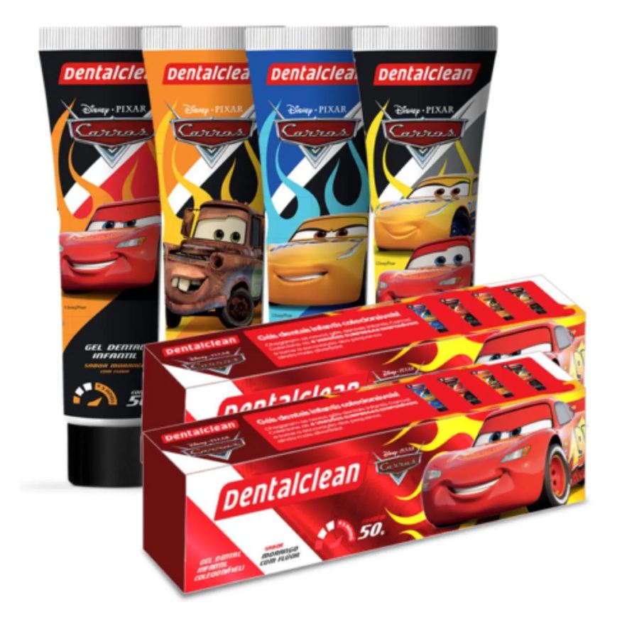 Dentalclean Gel Dental Infantil Carros - Morango - 50g