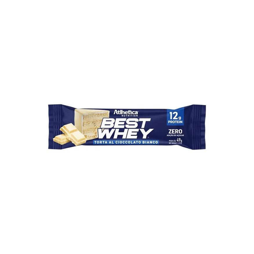 Atlhetica Nutrition Best Whey Bar (62g) - Sabor: Torta de Choc. Branco (49g)
