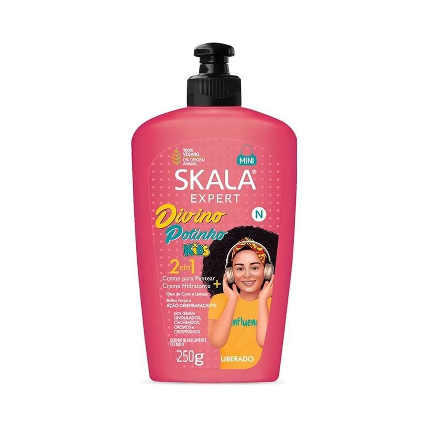 Skala Creme de Pentear Kids Divino Potinho 250