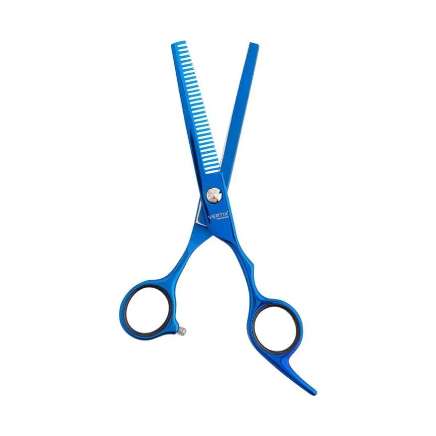 Vertix Tesoura Profissional Blue Titanium Desbaste 6,0”