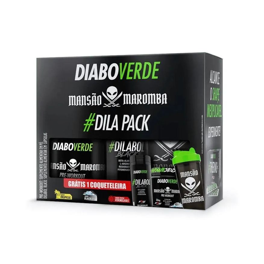 Ftw Sports Nutrition Kit Dilapack Mansão Maromba + Coqueteleira - Sabor: Frutas Vermelhas