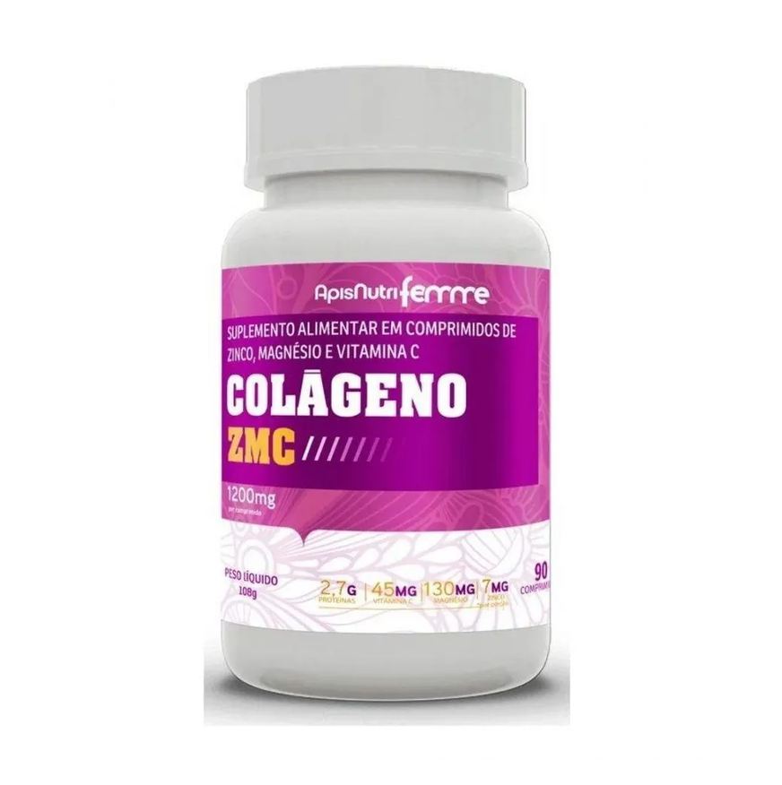 Zmc Colágeno 1200mg (90 Comprimidos) - Padrão: Único
