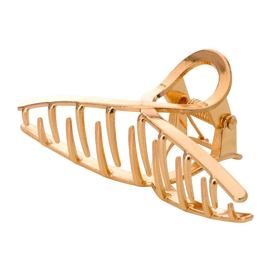 Needs Piranha para Cabelo Metal Dourada Laço 1 Unidade