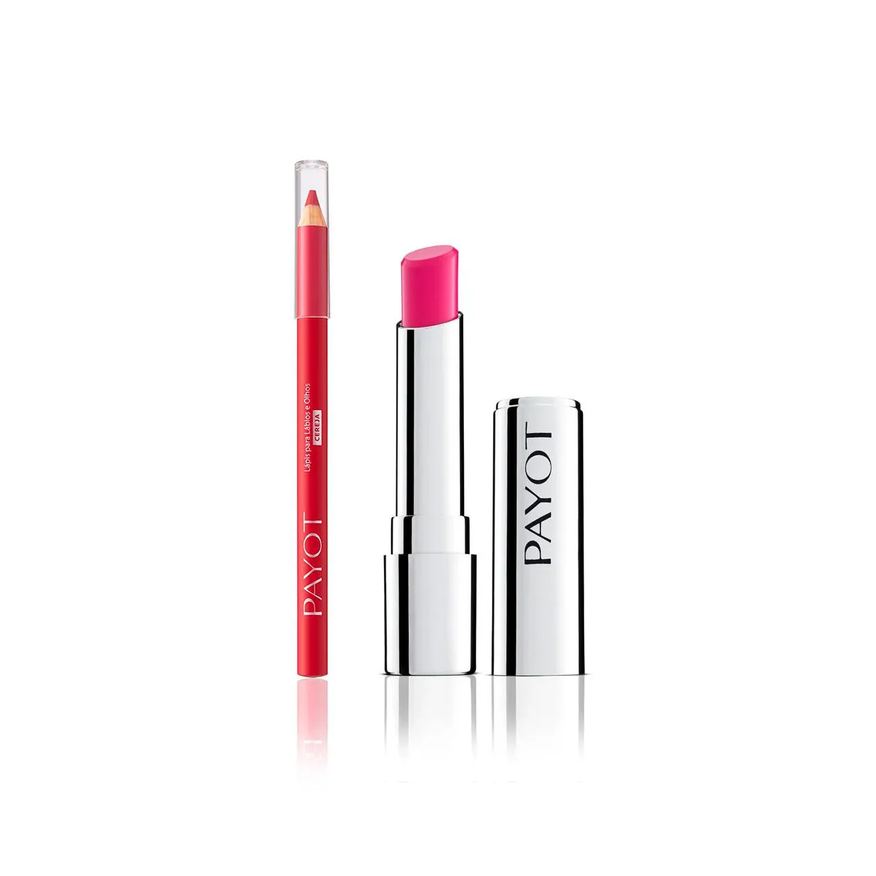 Payot Kit Labial - 12: Batom Pink + Lápis Cereja