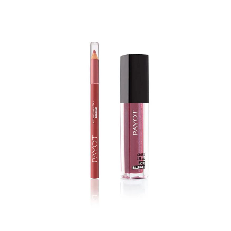 Payot Kit Lábios - 5: Gloss Búzios + Lápis Hibisco