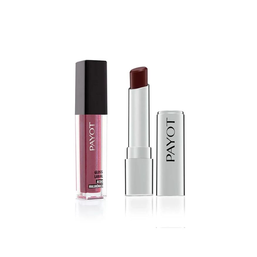 Payot Kit Lips - 5: Gloss Búzios + Batom Bordô