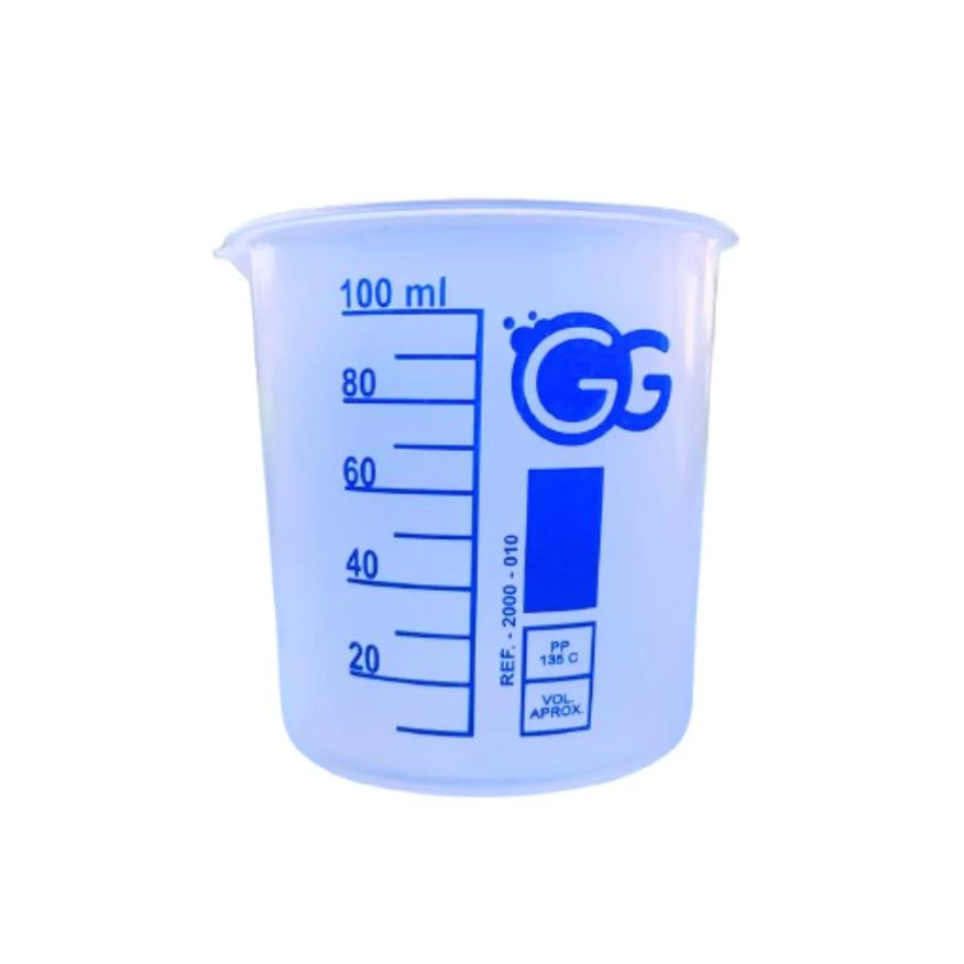 Gg Industria Copo Becker Plástico 100ml Graduado com Bico Autoclavavel