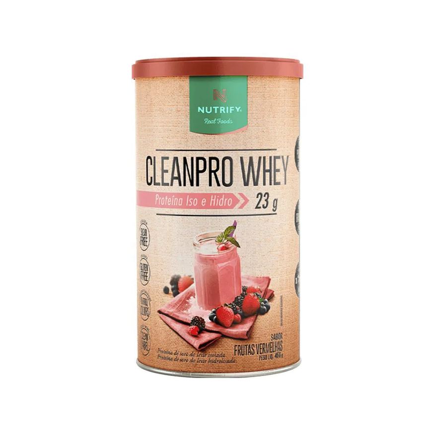 Nutrify Cleanpro Whey Frutas Vermelhas 450g