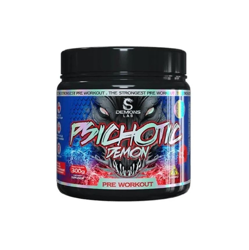 Demons Lab Psichotic Demon (300g) - Sabor: Tropic Pineapple