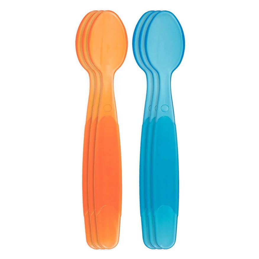 Buba Kit Colheres Azul e Laranja