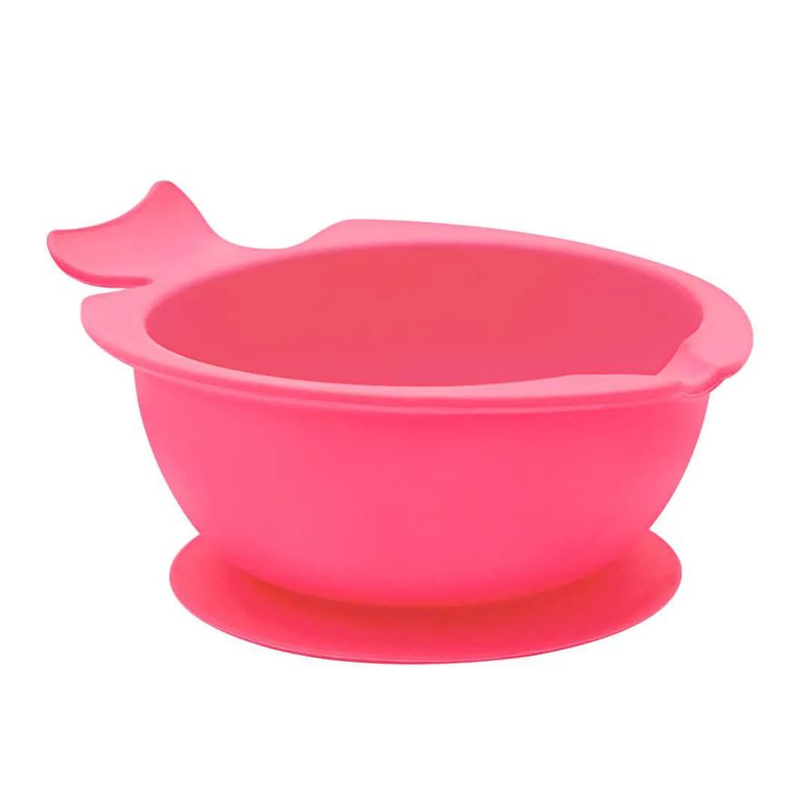 Buba Bowl de Silicone com Ventosa Rosa