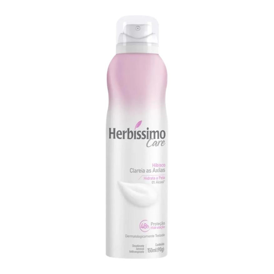 Herbíssimo Desodorante Aerossol Care Hibisco 90g