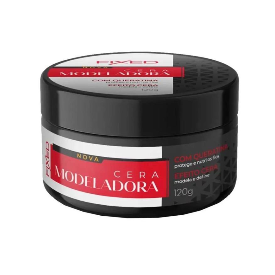 Fixed Cera Modeladora com Queratina 120g