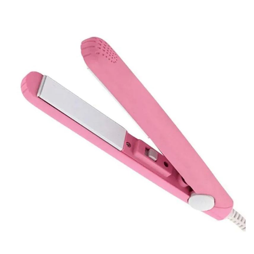 Dark Mini Chapinha Prancha Portátil Viagem 180 Graus 110v - 220v Rosa