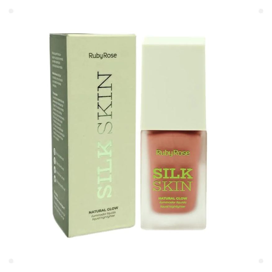 Ruby Rose Iluminador Líquido Silk Skin Natural Glow Shine On Hb-f1601-5
