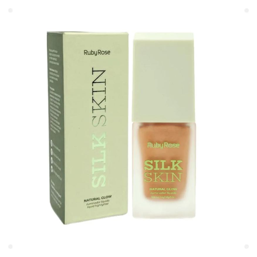 Ruby Rose Iluminador Líquido Silk Skin Natural Glow Golden Halo Hb-f1601-4