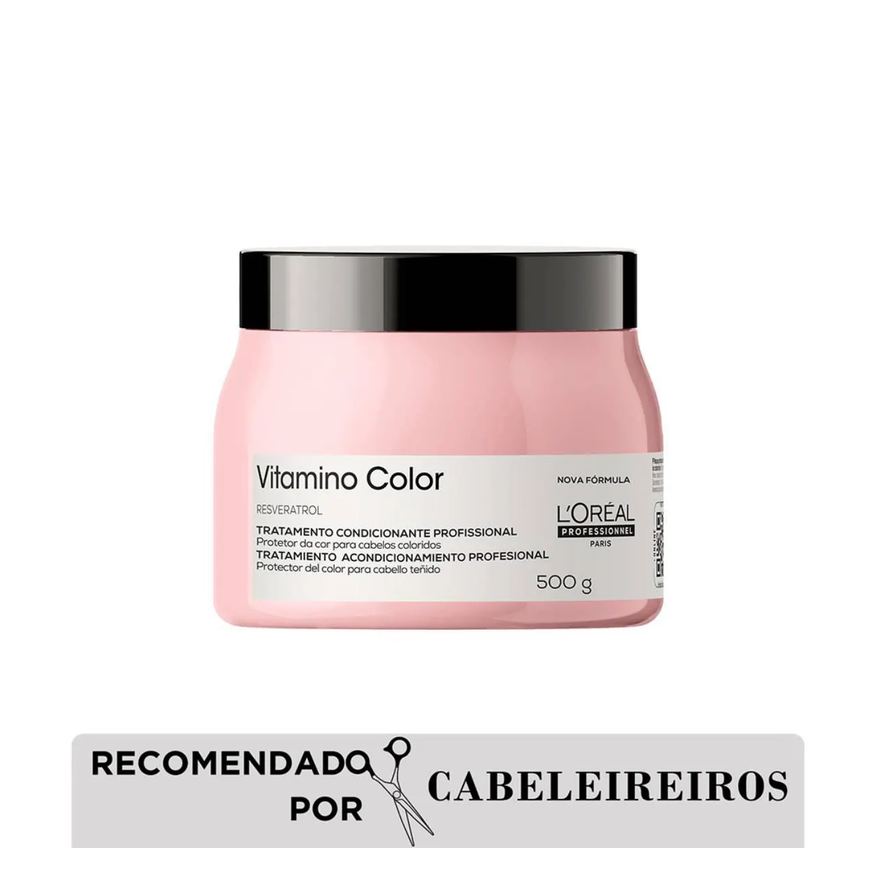 L'Oréal Professionnel Máscara de Cabelo Vitamino Color Cabelos Coloridos 500g