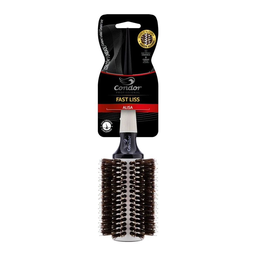 Condor Escova para Cabelo Profissional Fast Liss Ref. 7615