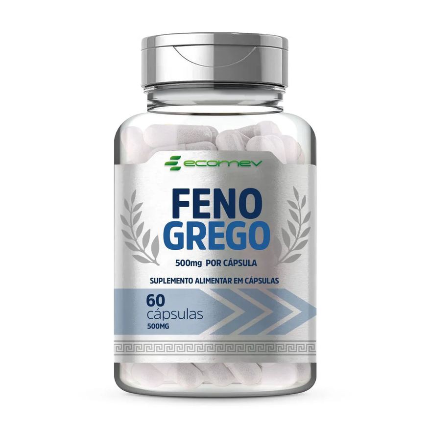 Ecomev Feno Grego Saponinas 500mg 60 cápsulas