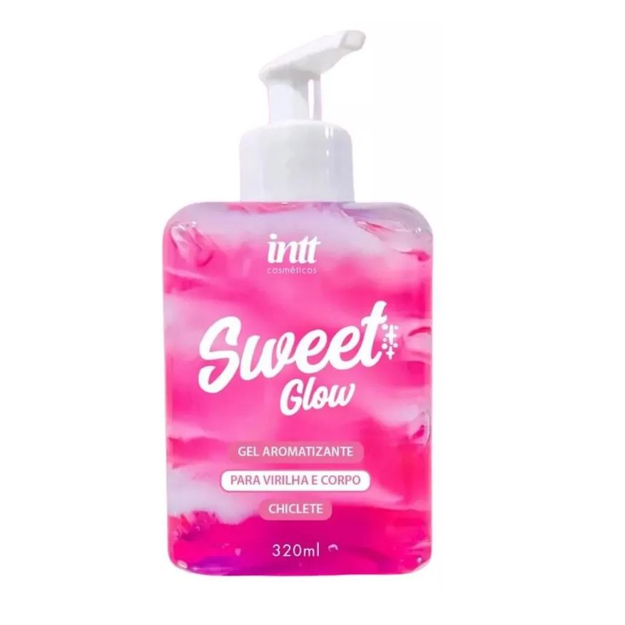 Intt Cosméticos Sweet Glow Gel Beijável Chiclete 320ml Intt