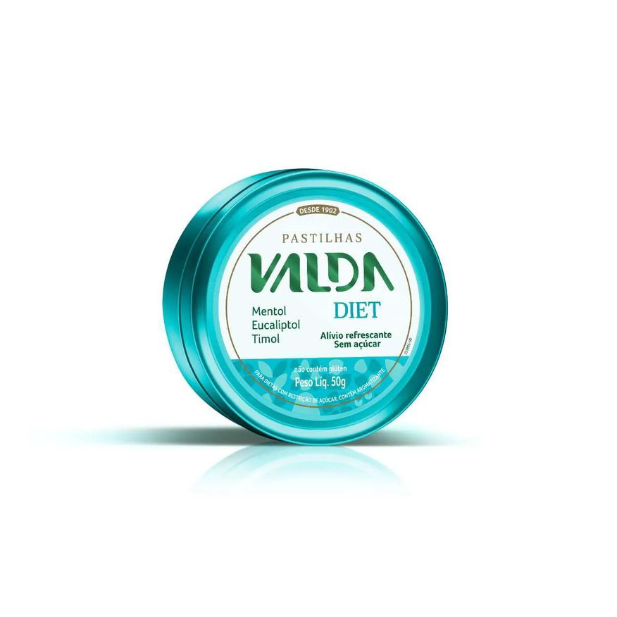 Valda Pastilhas Mais Sabor Própolis e Gengibre Sem Açúcar 12g