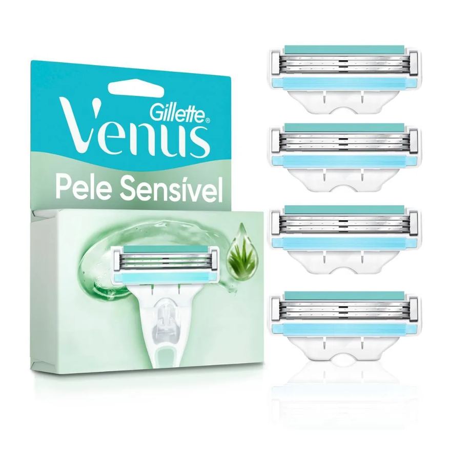 Gillette Carga Aparelho Venus Pele Sensível 4