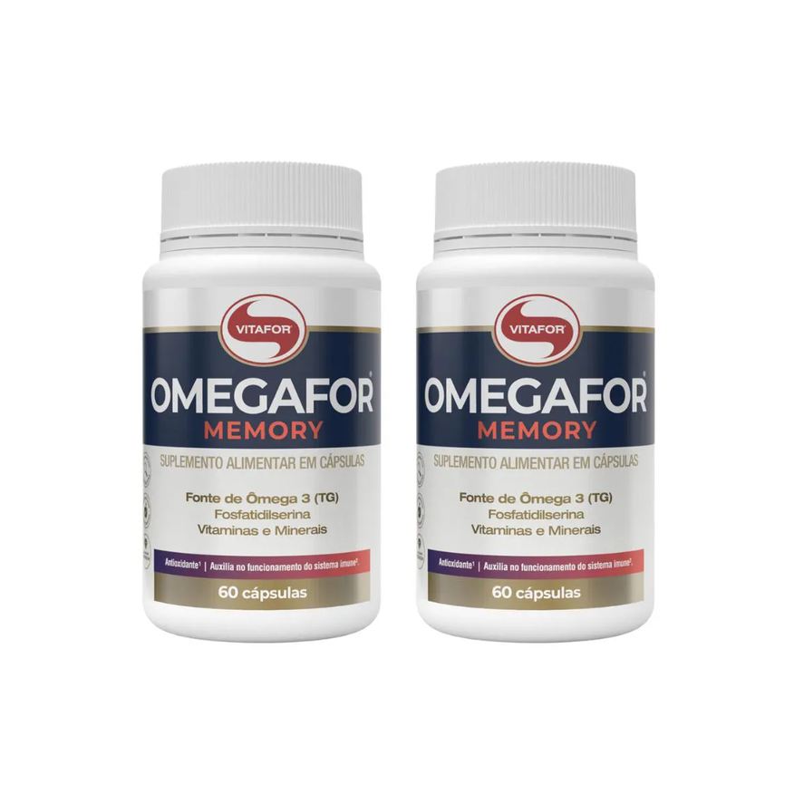 Vitafor Kit 2 Omegafor Memory - 60 cápsulas