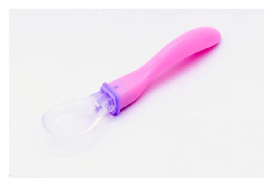 Ibimboo Colher Soft Spoon 8m+ Ergonômica Rosa