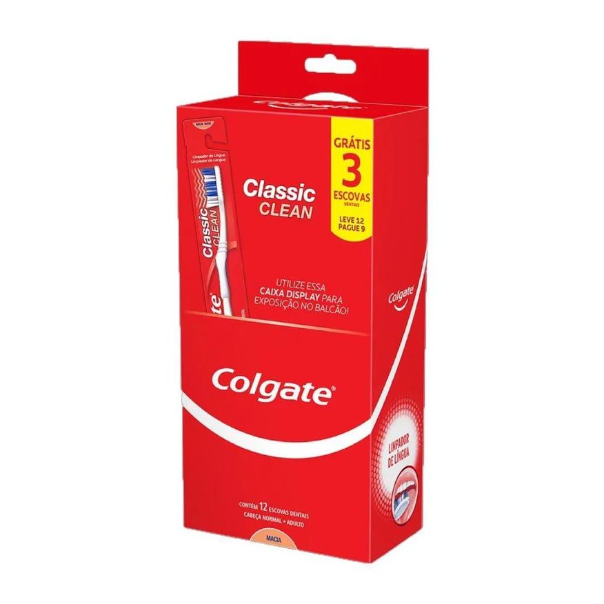 Colgate Escova Dental Classic Clean Macia
